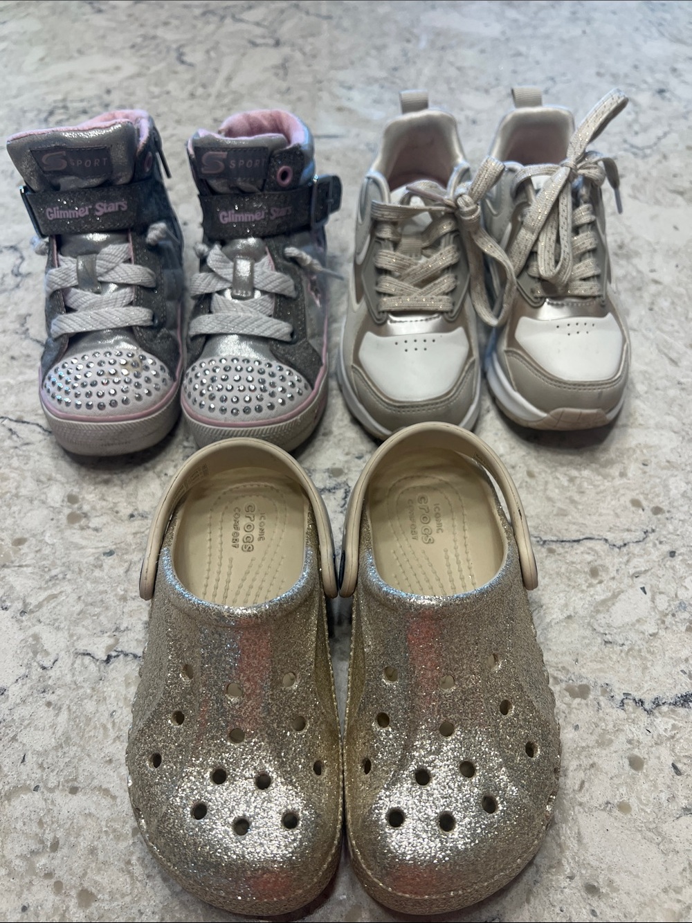 A lot of size 11 shoes. GUC